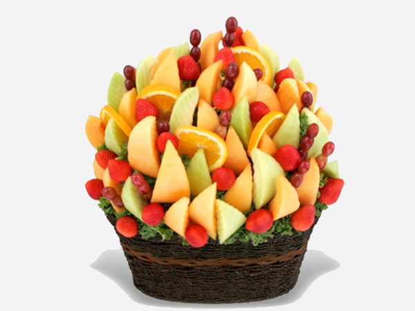 фруктовая корзина на праздничный стол | Дзен