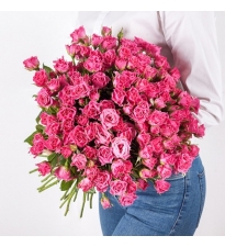 Букет кустовых роз "Бомбастик" код товара 2378