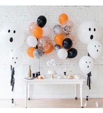 Оформление шарами в стиле Halloween №2395