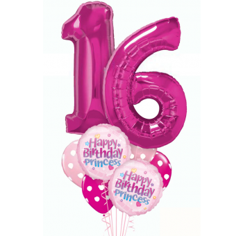 Повітряні кульки на день народження для дівчинки #1171