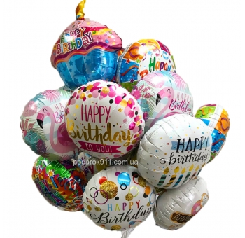 Повітряні кульки на день народження #1828