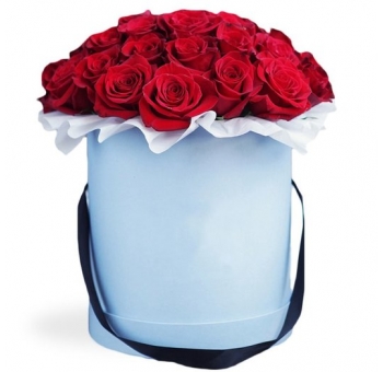 Розы в коробке «ИСКРЕННИЕ ЧУВСТВА» код товара 2102