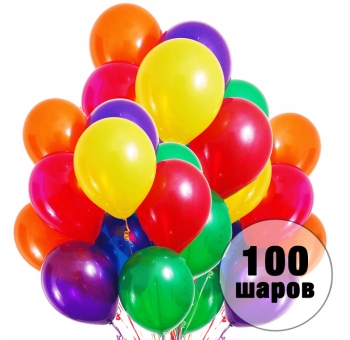 100 повітряних кульок з гелієм #2310
