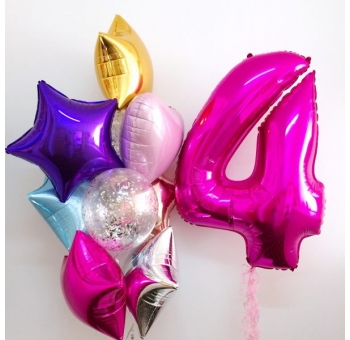 Повітряні кульки для дівчинки #2333