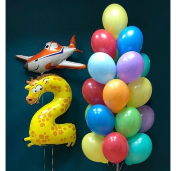 Повітряні кульки для хлопчика на день народження #2402
