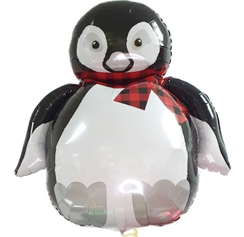 Фольгированный шарик "Новогодний Пингвин" №2171
