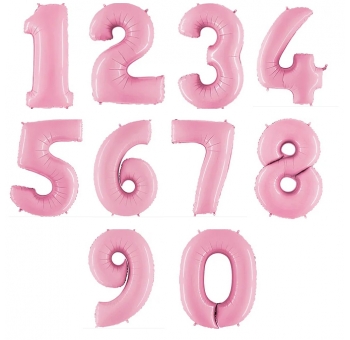 Цифра рожева (в наявності всі від 0 до 9)