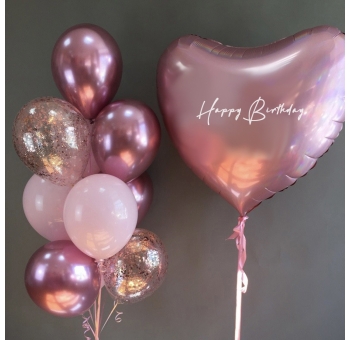 Повітряні кульки на день народження донечки #2691