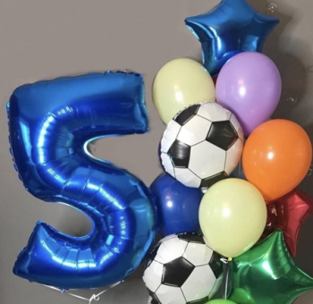 Повітряні кульки на день народження хлопчику #2730