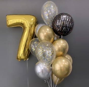 Повітряні кульки на день народження хлопчику #2732