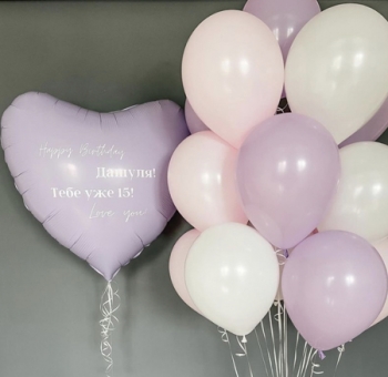 Повітряні кульки на день народження для дівчинки #2735