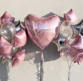 Повітрояні кульки на день народження для дівчини #2754