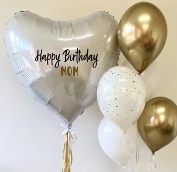 Повітряні кульки на день народження для мами #2762