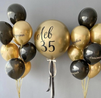 Повітряні кульки на день народження чоловіку #2788
