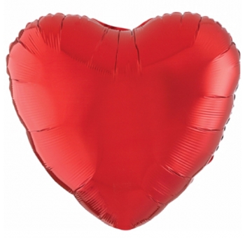 Воздушный шар Сердце Красный