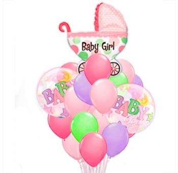 Повітряні кульки на виписку донечки #919