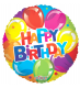 happy birthday foil balloon