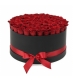 Красные розы в коробке код товара 1612