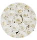 Белые розы в коробке код товара 1628